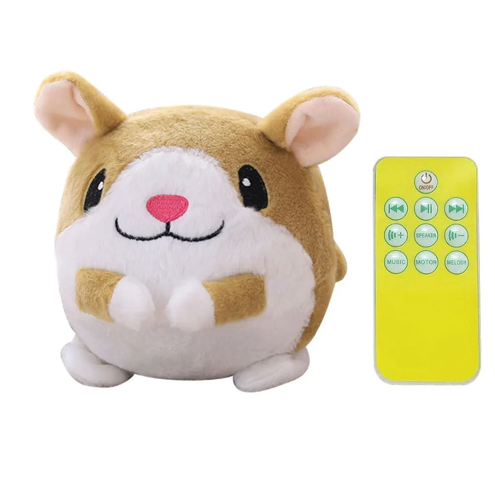 USB Rechargeable Talking Toy – Moving Plush for Dogs & Cats