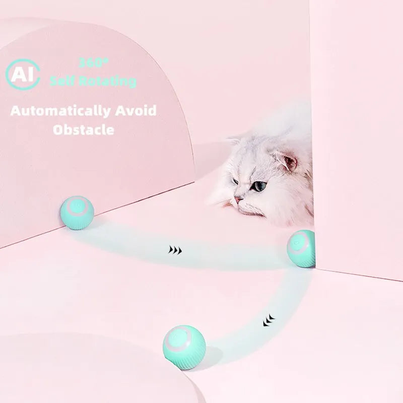 Automatic Magic Ball for Cats – Indoor Play & Exercise