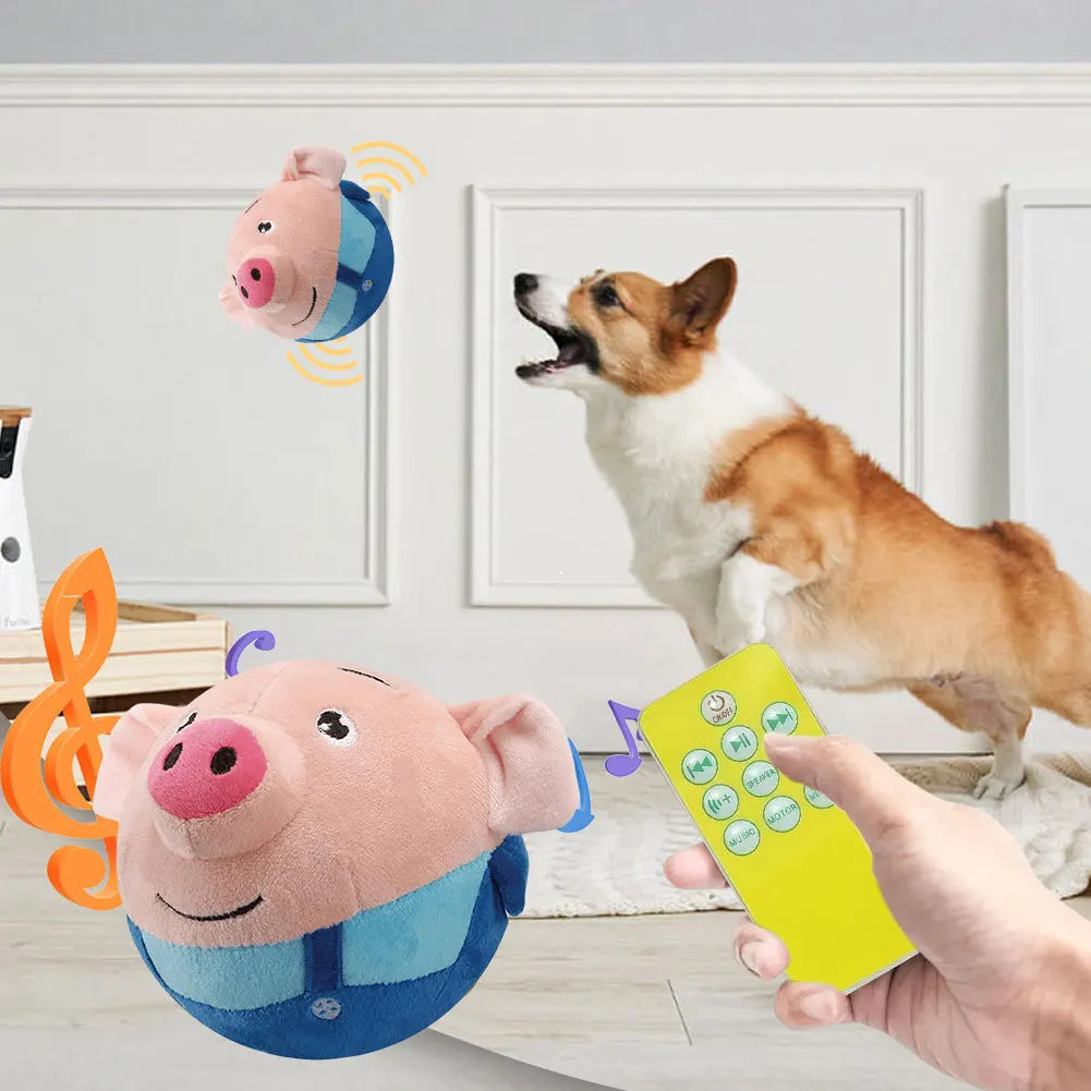 USB Rechargeable Talking Toy – Moving Plush for Dogs & Cats
