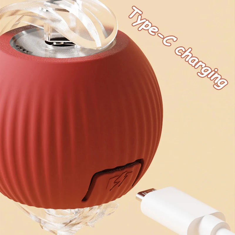 Interactive Cat Ball Toy – Rechargeable & Motion-Activated