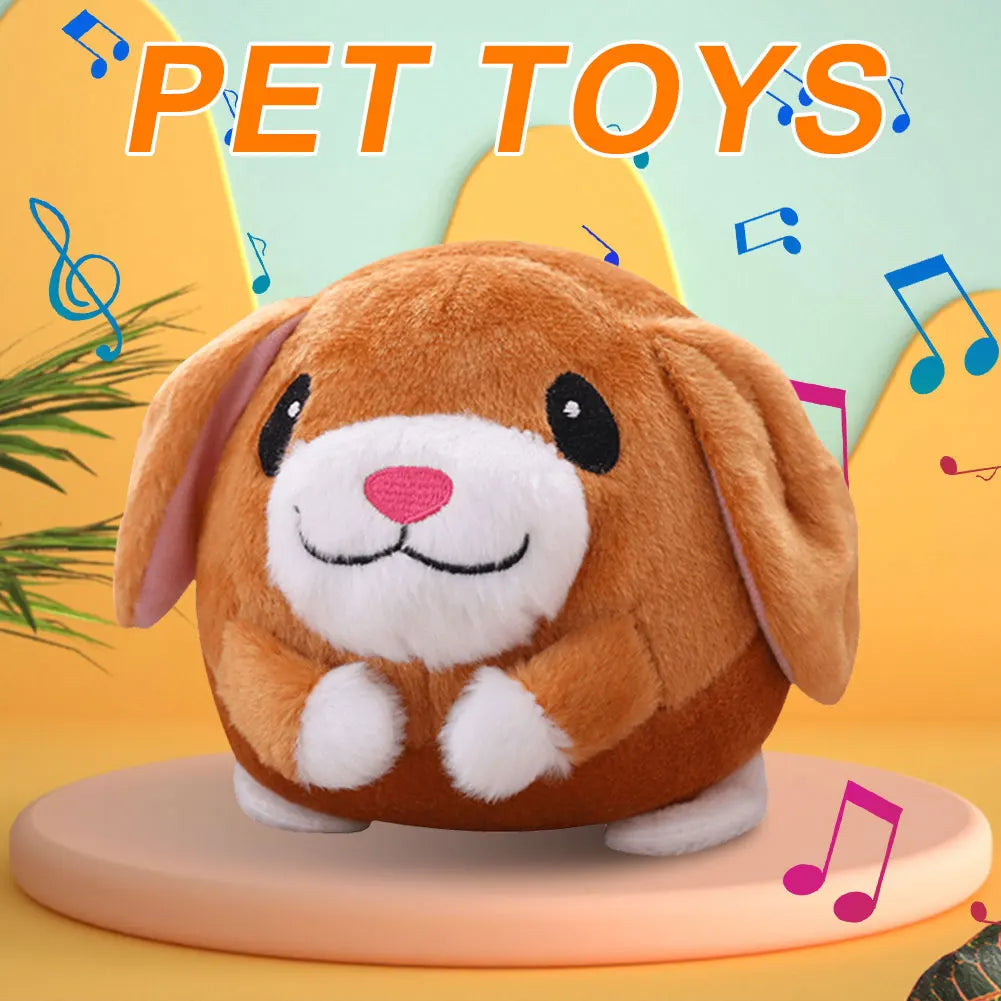 USB Rechargeable Talking Toy – Moving Plush for Dogs & Cats
