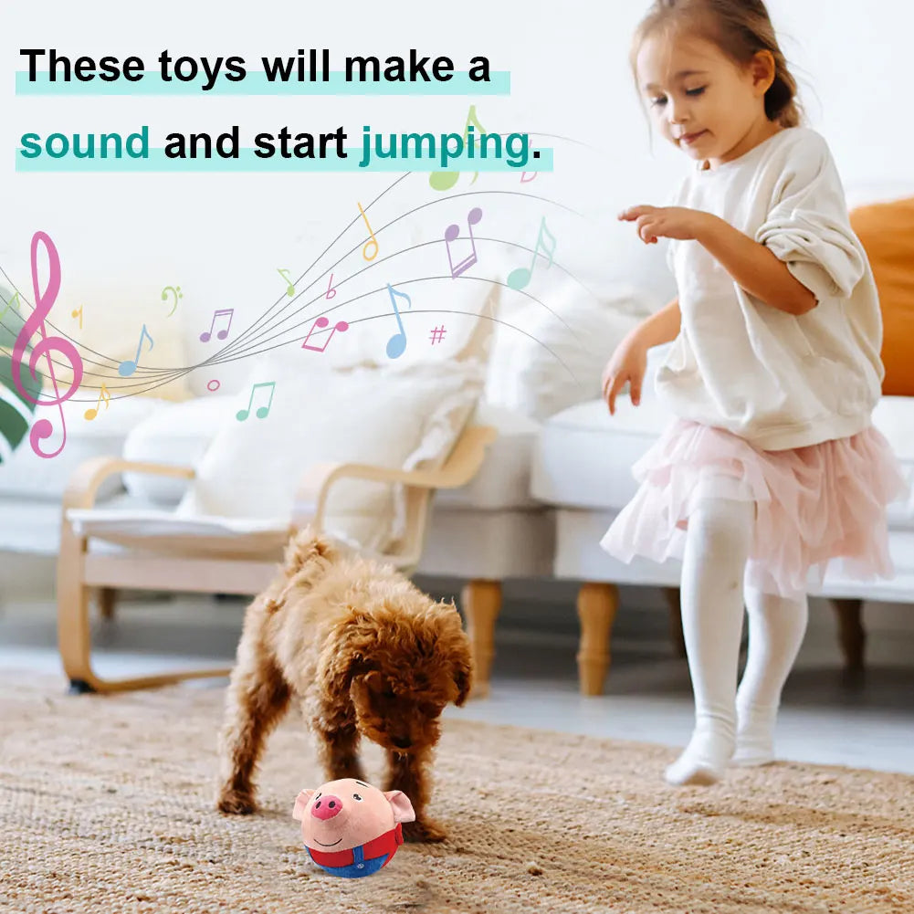 USB Rechargeable Talking Toy – Moving Plush for Dogs & Cats