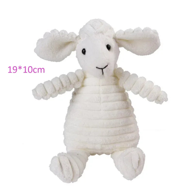 Corduroy Dog Toy – Squeaky, Soft & Tough for All Sizes
