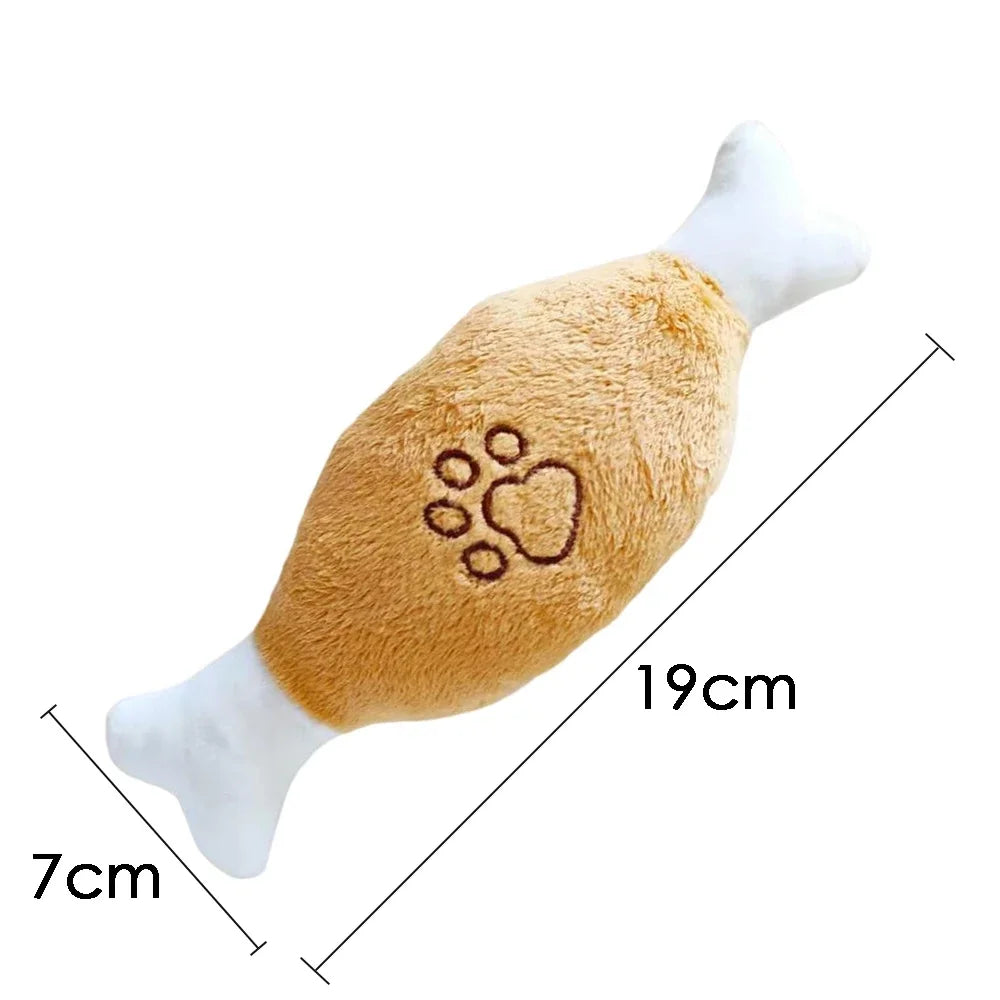 Corduroy Dog Toy – Squeaky, Soft & Tough for All Sizes