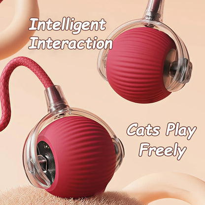 Interactive Cat Ball Toy – Rechargeable & Motion-Activated