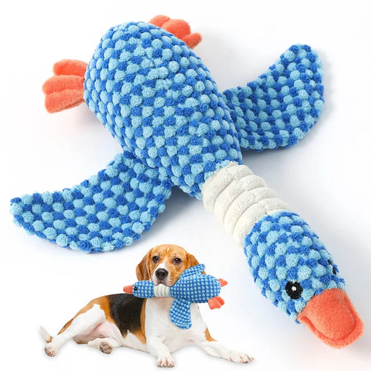 Plush Duck Squeaky Toy – Soft Chew for Dogs of All Sizes