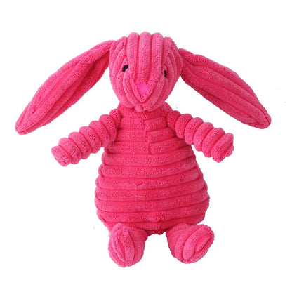 Corduroy Dog Toy – Squeaky, Soft & Tough for All Sizes