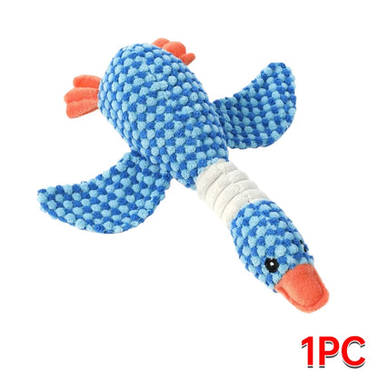 Plush Duck Squeaky Toy – Soft Chew for Dogs of All Sizes