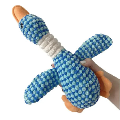 Plush Duck Squeaky Toy – Soft Chew for Dogs of All Sizes
